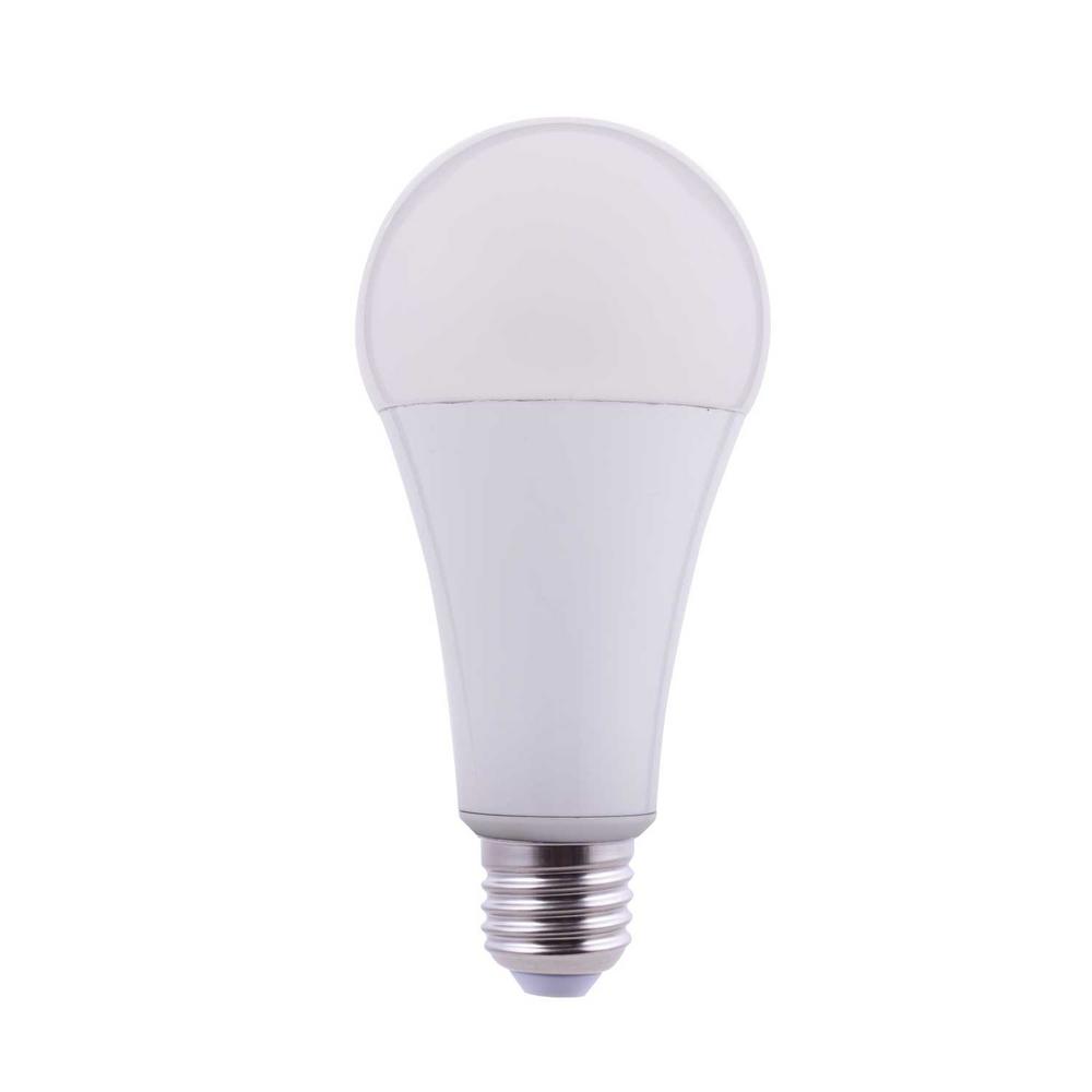 Ecosmart 300 Watt Daylight A23 Dimmable 4000 Lumen LED Light Bulb (1006 839 419) (1 Bulb)