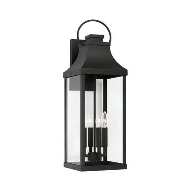 Bradford Outdoor 4-light Extra Large Wall Lantern W/ Clear Glass